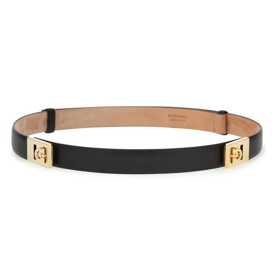 Ferragamo Gancini Extendable Hug Belt by FERRAGAMO