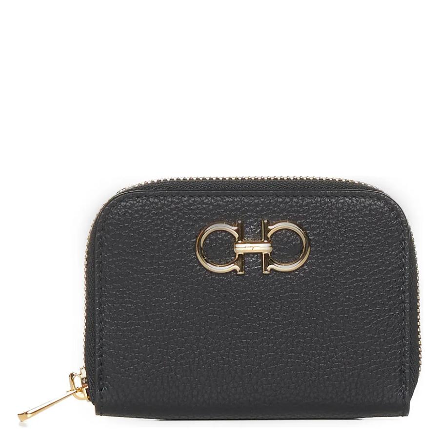 Ferragamo Gancini Leather Coin Purse by FERRAGAMO