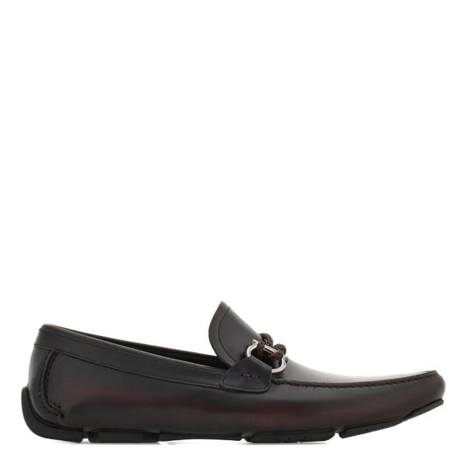 Ferragamo Gancini Ornament Leather Loafers by FERRAGAMO