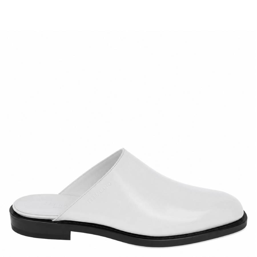 Ferragamo Gasco Leather Mules by FERRAGAMO