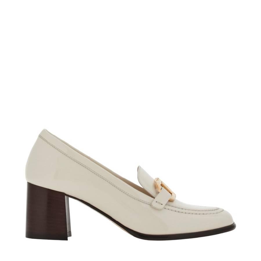 Ferragamo Heeled Loafer With Gancini Ornament by FERRAGAMO