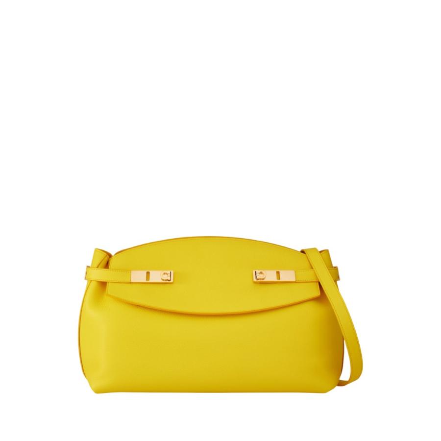 Ferragamo Hug Gancini-Buckled Calfskin Shoulder Bag by FERRAGAMO