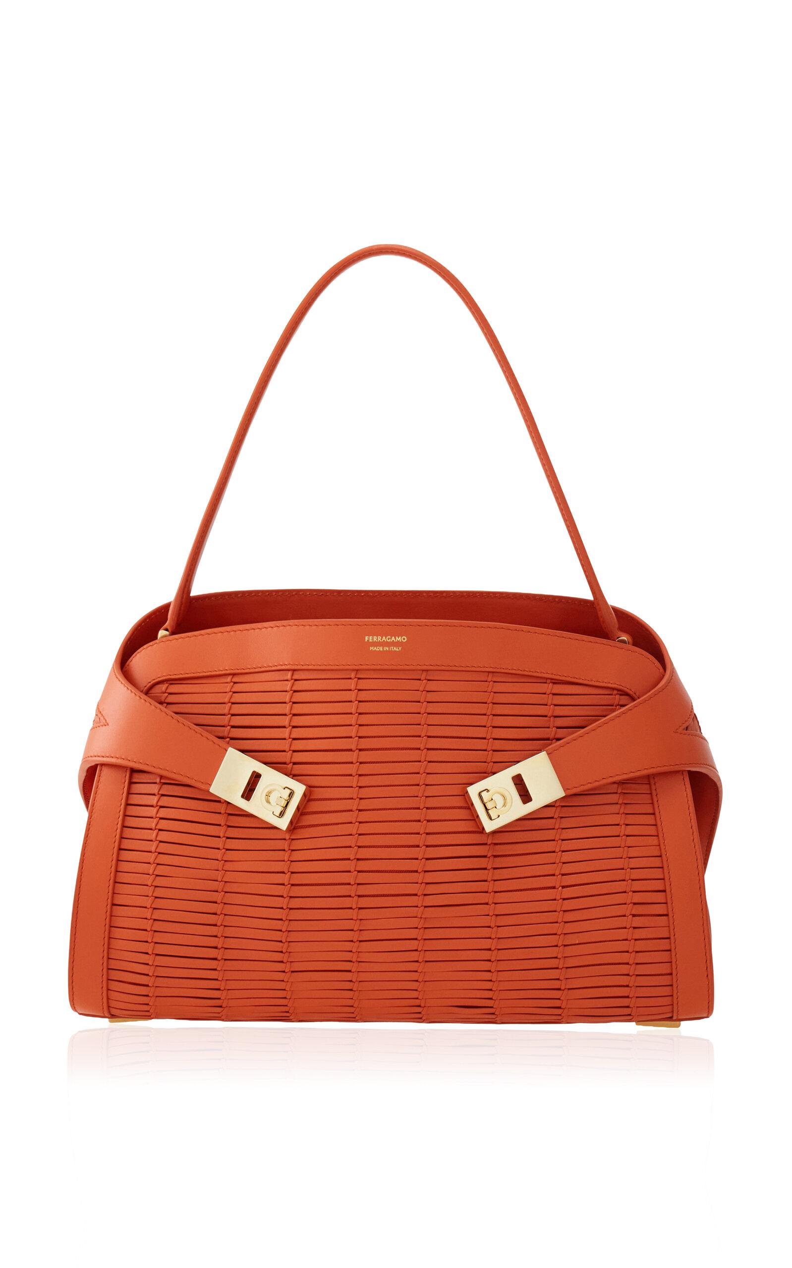 Ferragamo Hug Woven Leather Handbag - Moda Operandi by FERRAGAMO