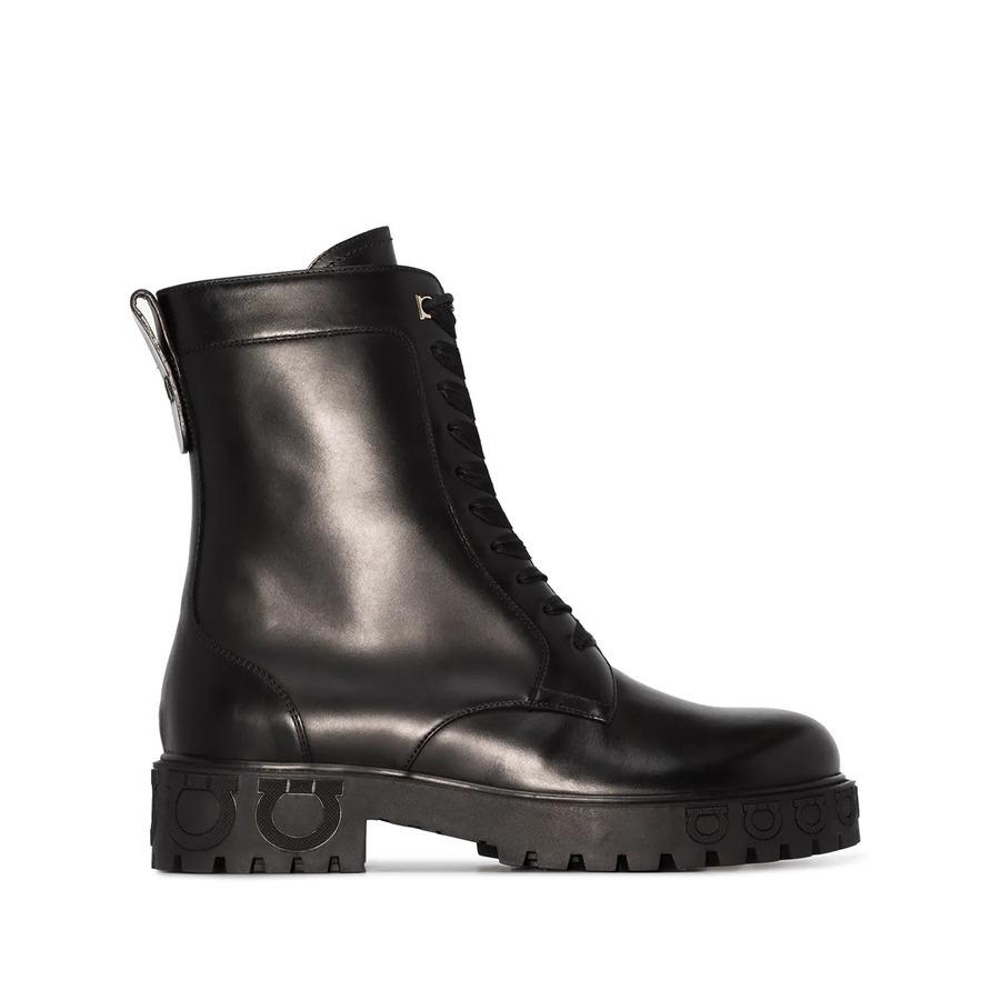 Ferragamo Ladies Black Boots by FERRAGAMO