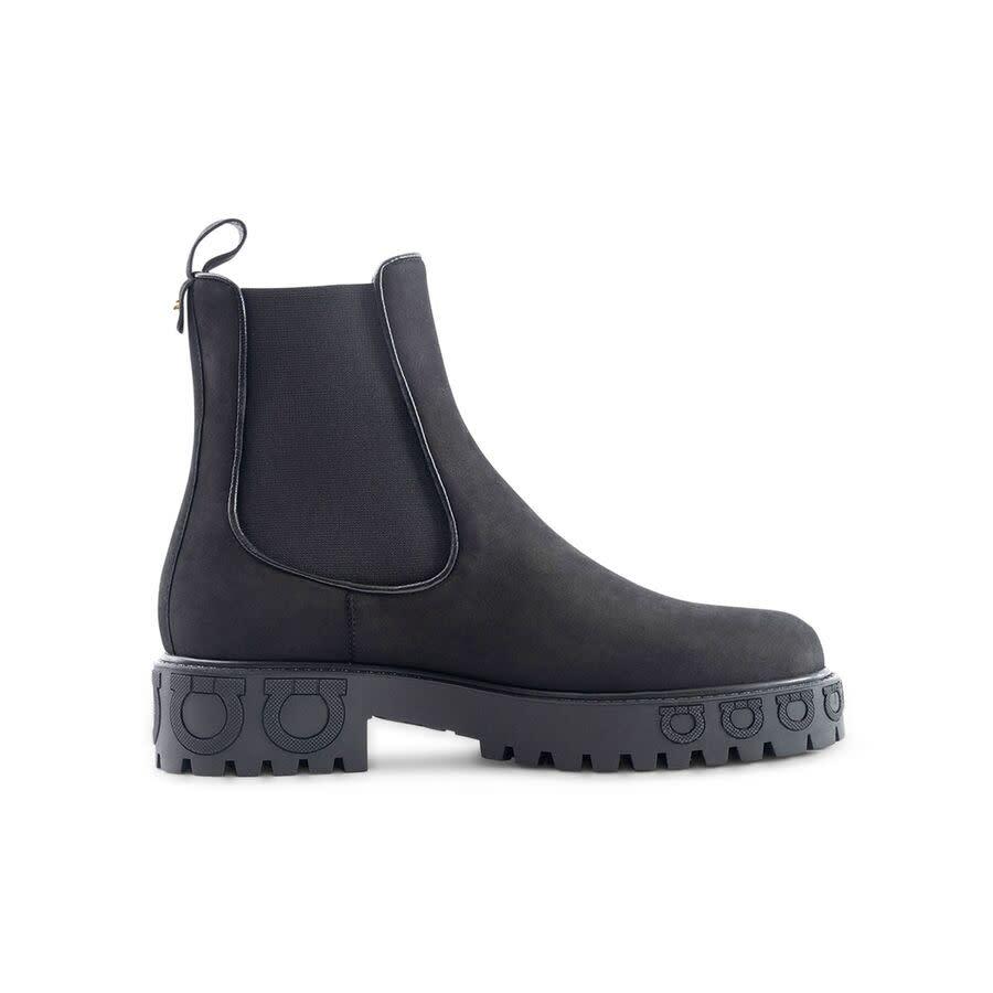 Ferragamo Ladies Black Boots by FERRAGAMO