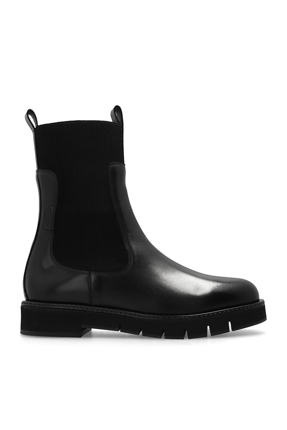 Ferragamo Ladies Black Boots by FERRAGAMO