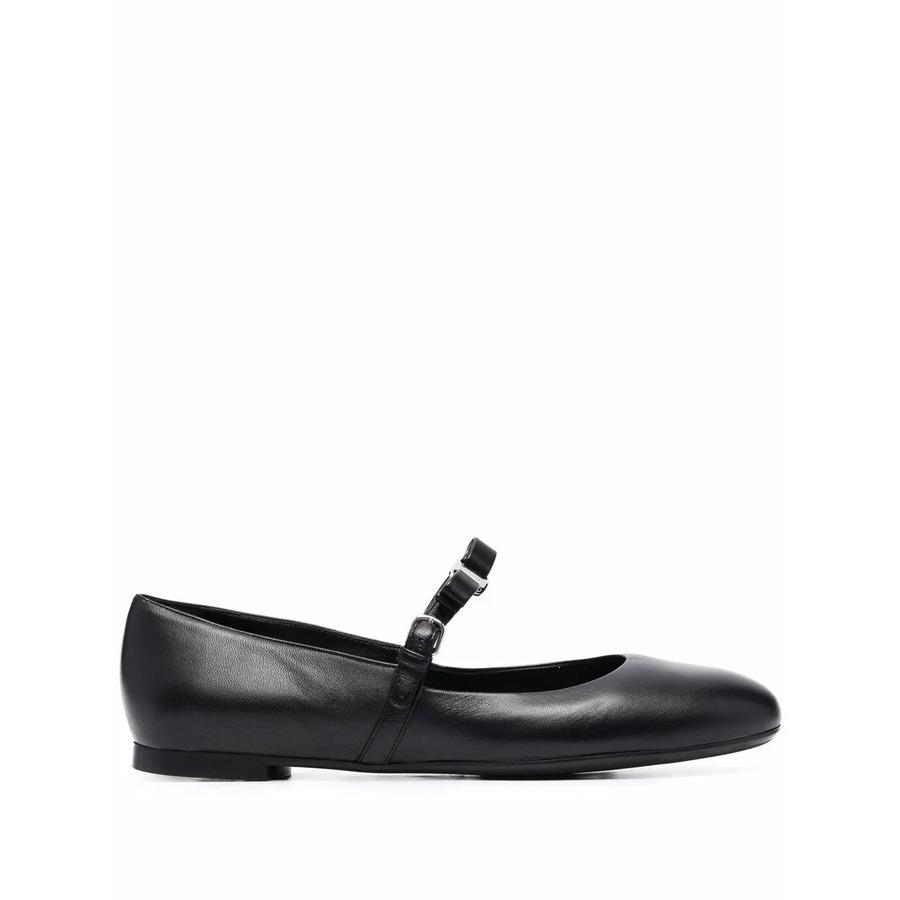 Ferragamo Ladies Black Flats by FERRAGAMO