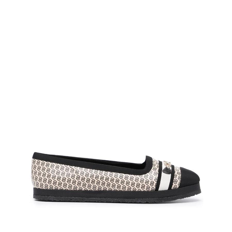 Ferragamo Ladies Black Flats by FERRAGAMO