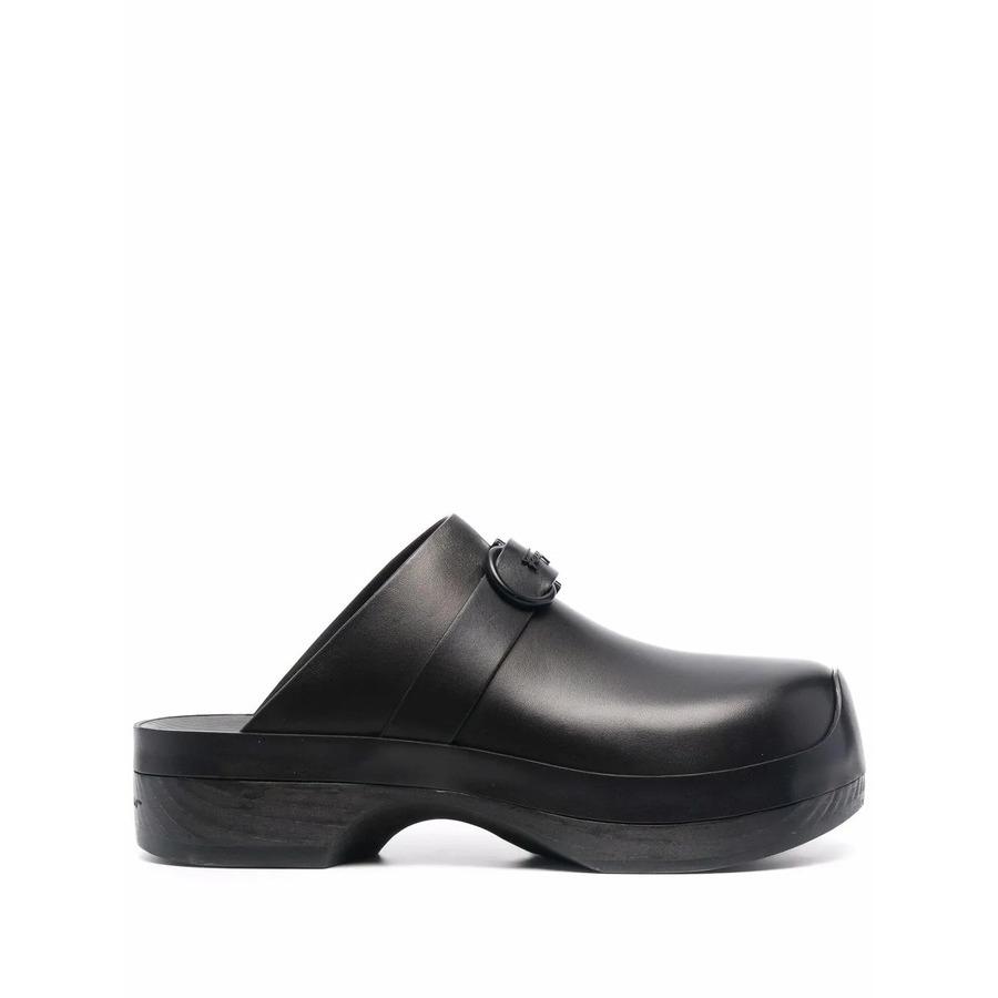 Ferragamo Ladies Black Flats by FERRAGAMO