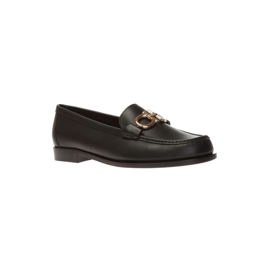 Ferragamo Ladies Black Loafers by FERRAGAMO