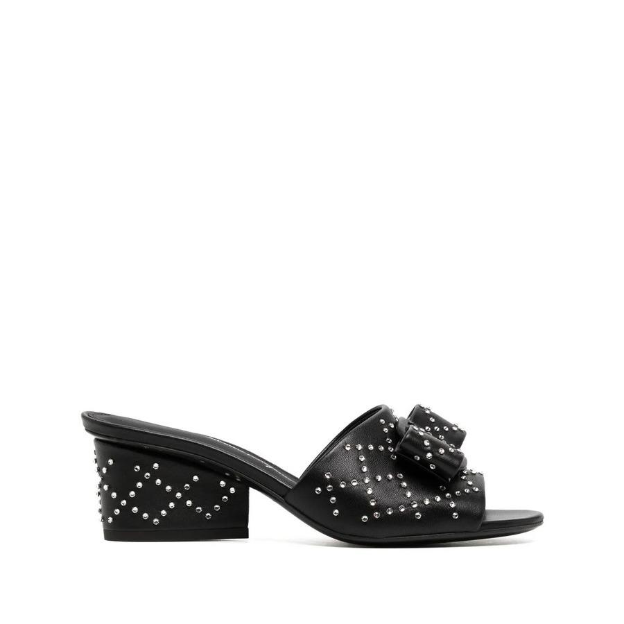 Ferragamo Ladies Black Sandals by FERRAGAMO