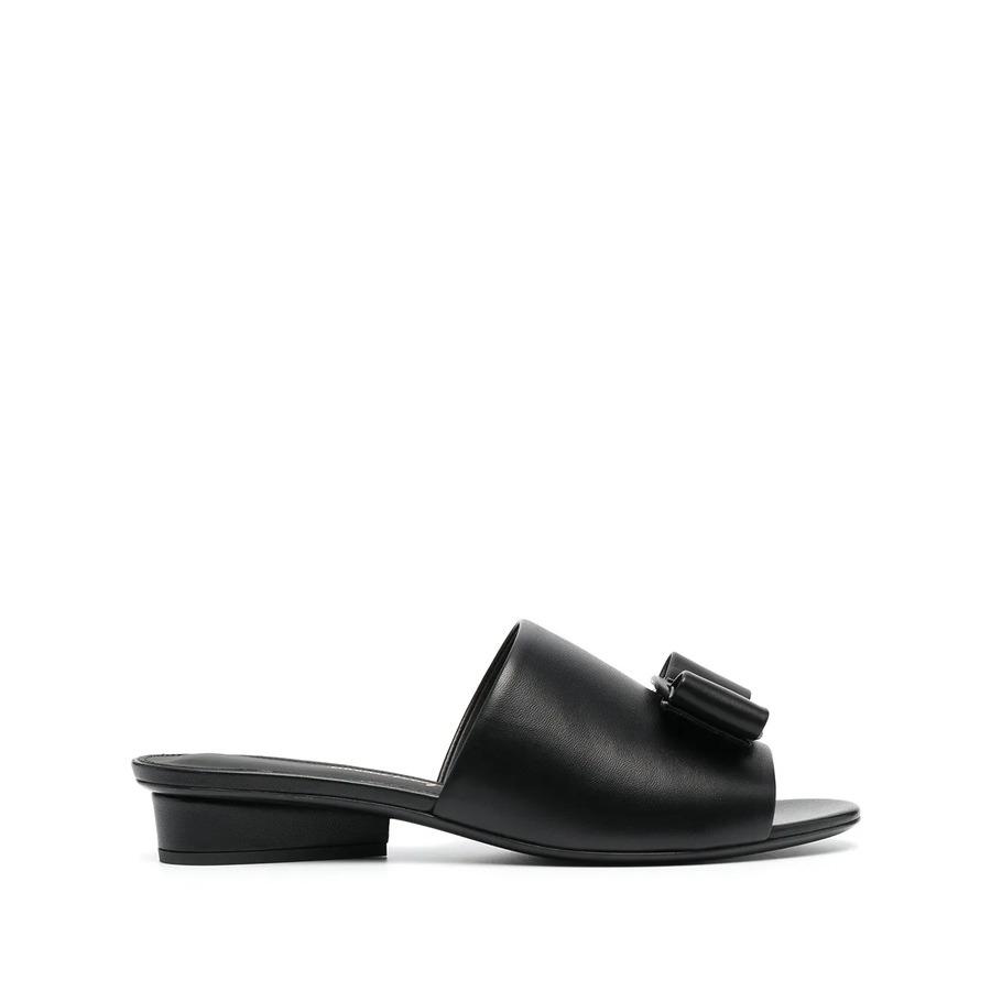 Ferragamo Ladies Black Sandals by FERRAGAMO