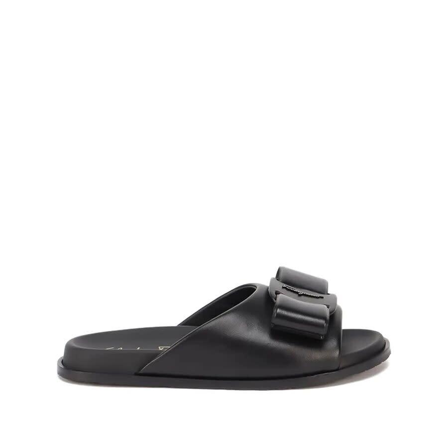 Ferragamo Ladies Black Sandals by FERRAGAMO