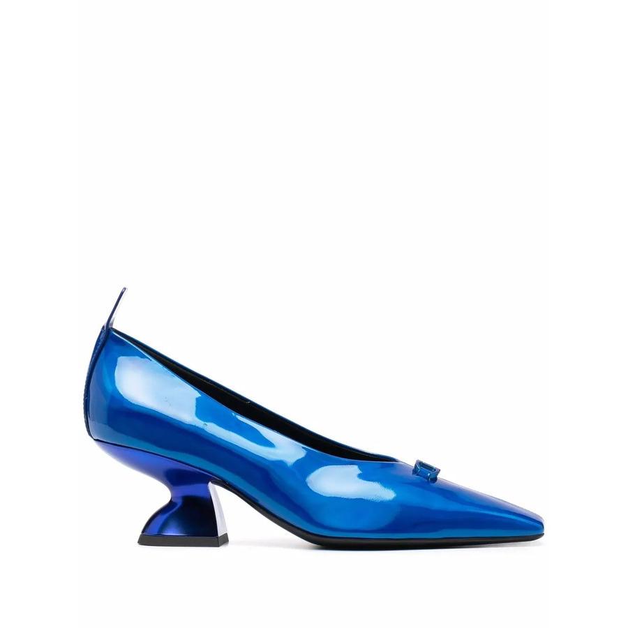 Ferragamo Ladies Blue Heels by FERRAGAMO