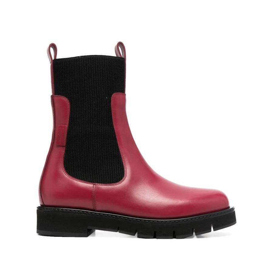 Ferragamo Ladies Bordeaux Boots by FERRAGAMO