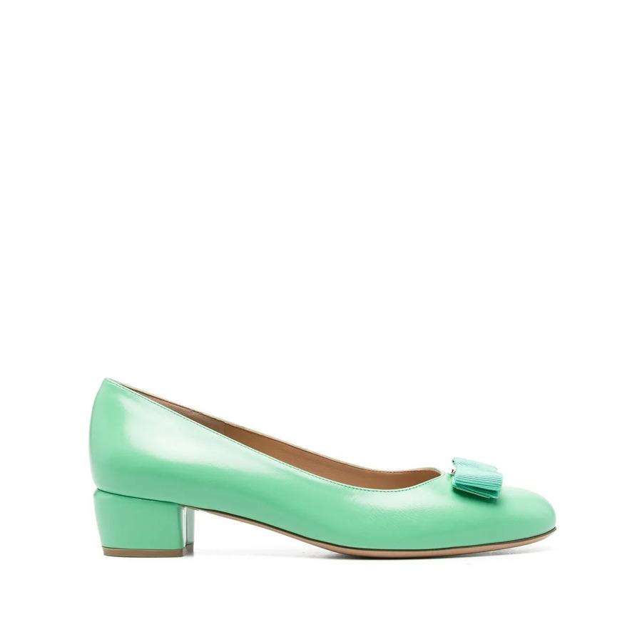 Ferragamo Ladies Fresh Mint Heels by FERRAGAMO
