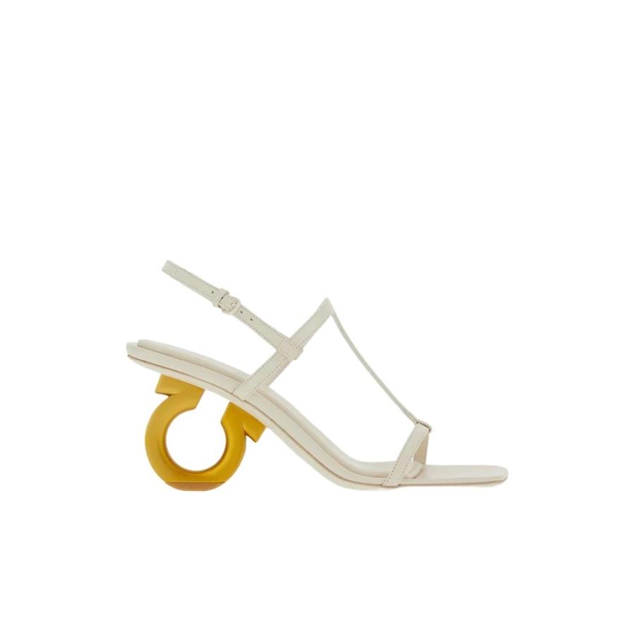 Ferragamo Ladies Gancini Ankle Strap Sandals by FERRAGAMO