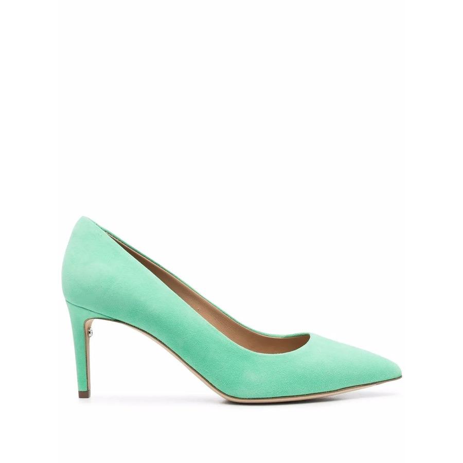 Ferragamo Ladies Green Heels by FERRAGAMO