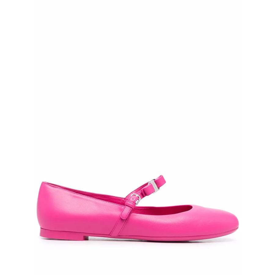 Ferragamo Ladies Pink Flats by FERRAGAMO