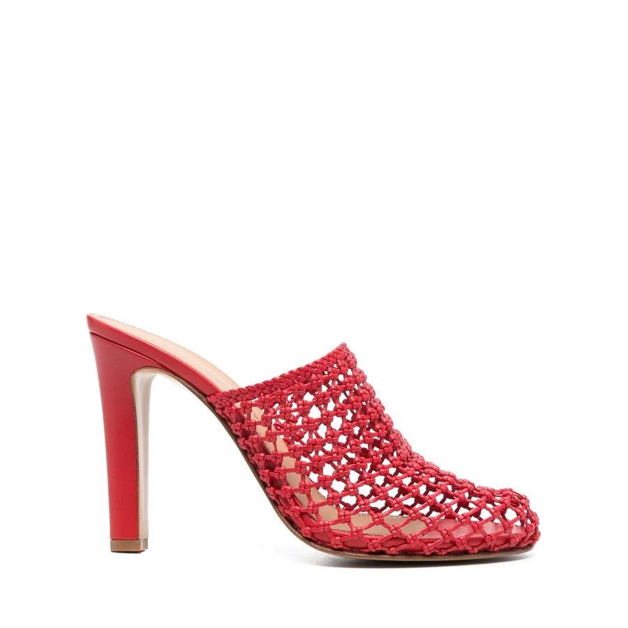 Ferragamo Ladies Red Heels by FERRAGAMO