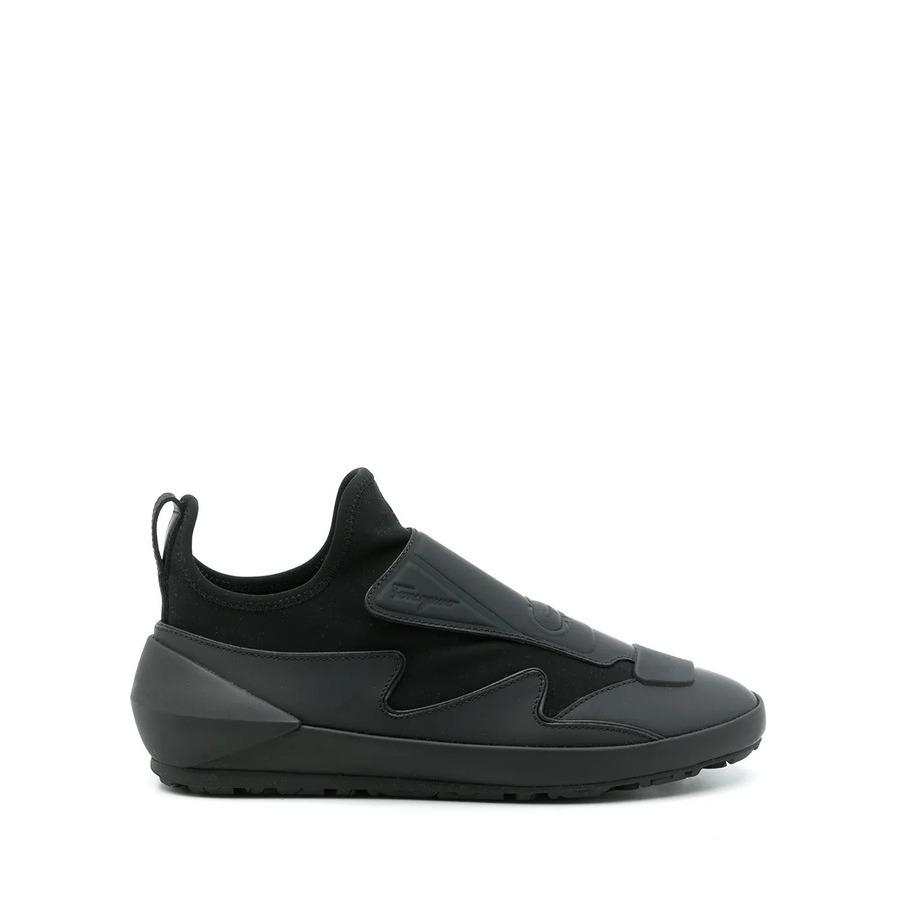 Ferragamo Leather Sock Style Sneakers by FERRAGAMO