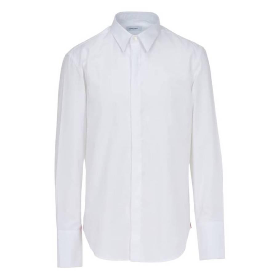 Ferragamo Logo Jacquard Long-Sleeved Sport Shirt by FERRAGAMO