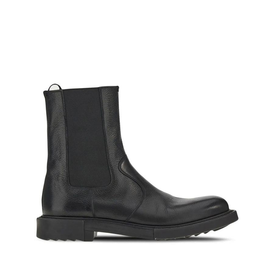Ferragamo Loreno Chelsea Almond-Toe Boots by FERRAGAMO