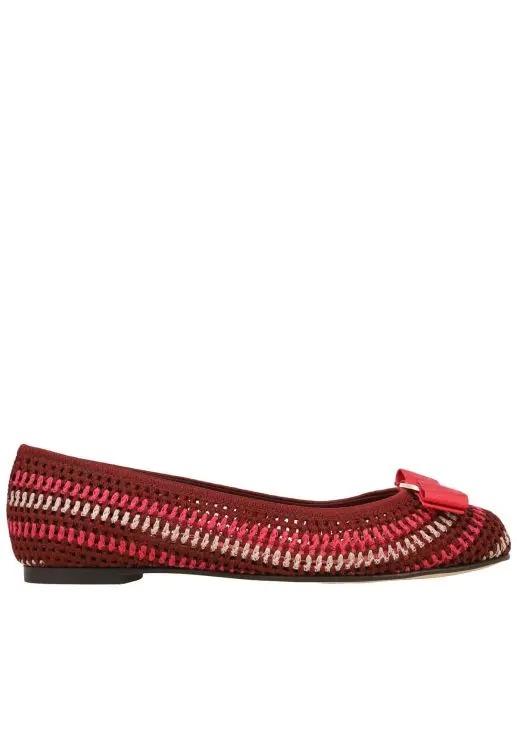 Ferragamo Macrama Varina Ballet Flats by FERRAGAMO