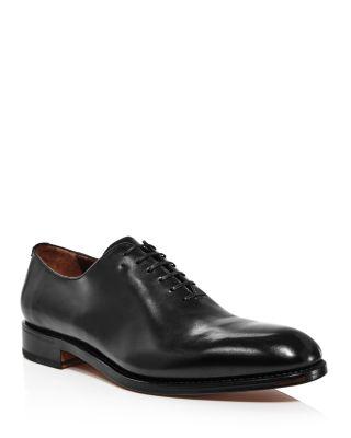 Ferragamo Men's Angiolo Leather Plain Toe Oxfords by FERRAGAMO