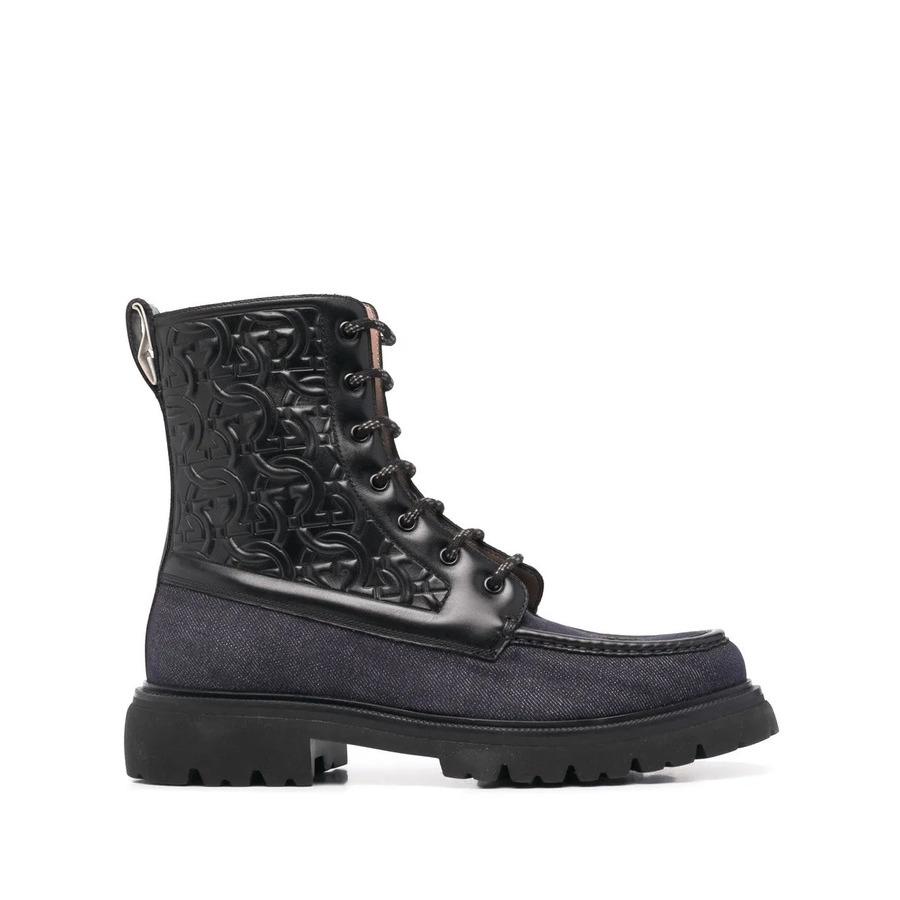 Ferragamo Mens Black Boots by FERRAGAMO