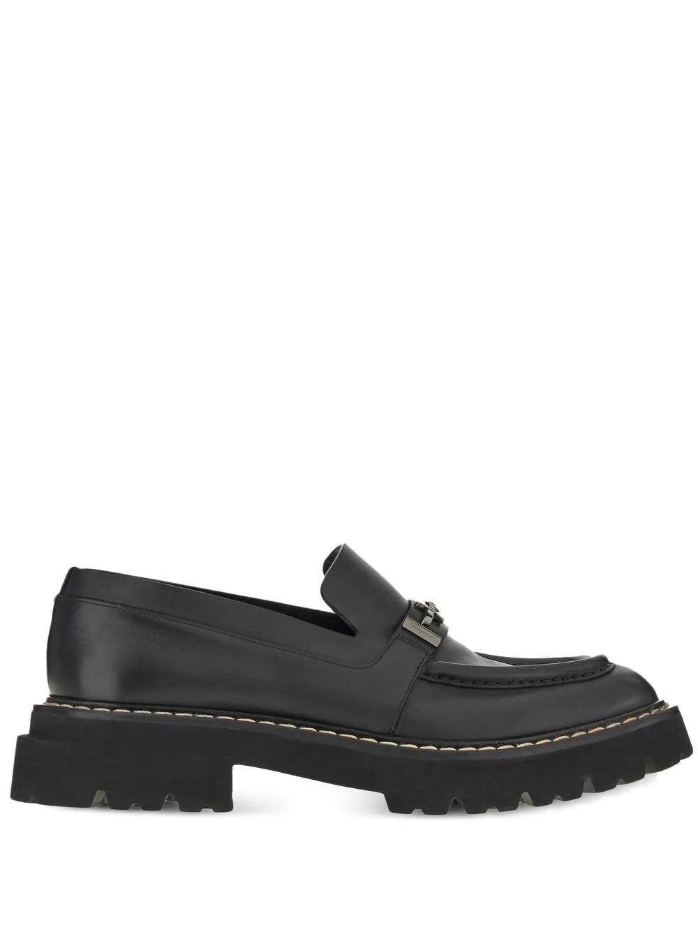 Ferragamo Mens Black Loafers by FERRAGAMO
