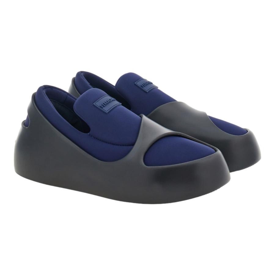Ferragamo Mens Blue Lunar Hybrid Sneakers by FERRAGAMO