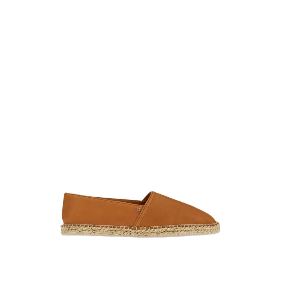 Ferragamo Mens Lamar Leather Espadrilles by FERRAGAMO