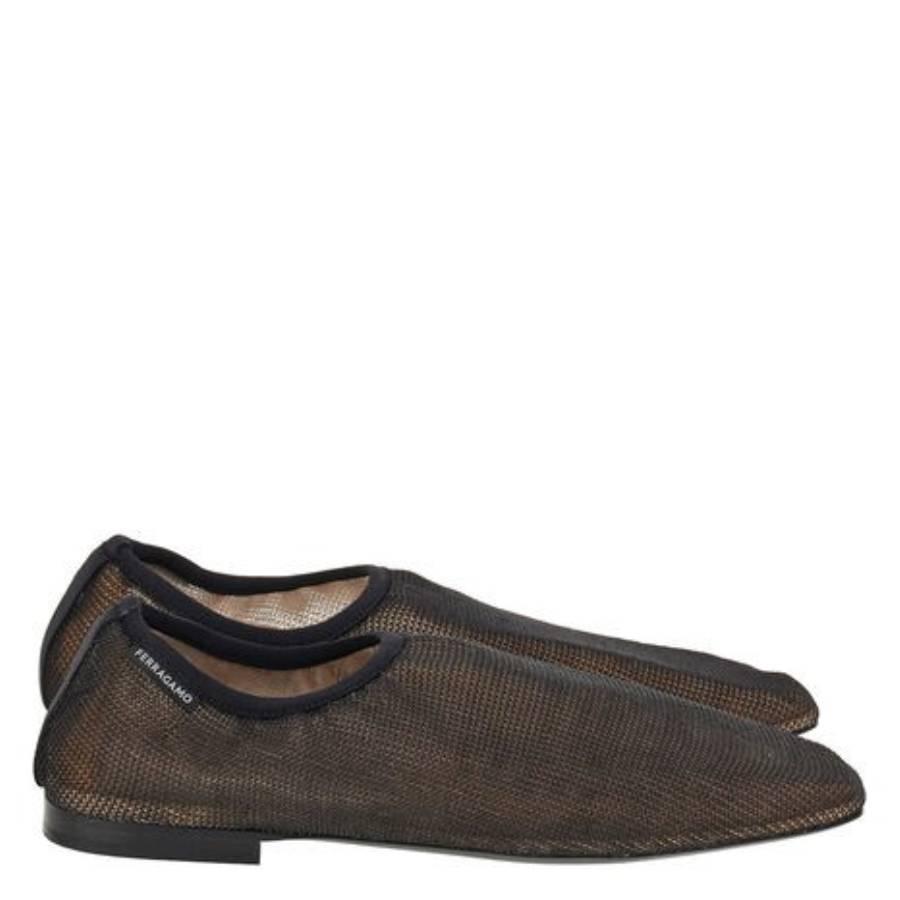 Ferragamo Metallic Mesh Dress Shoe by FERRAGAMO