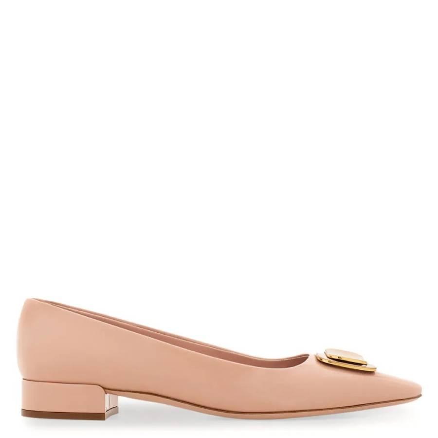 Ferragamo New Vara Plate Patent Leather Pumps by FERRAGAMO