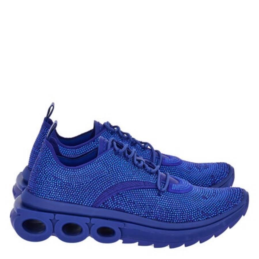 Ferragamo Nima Crystal-Embellished Sneakers by FERRAGAMO
