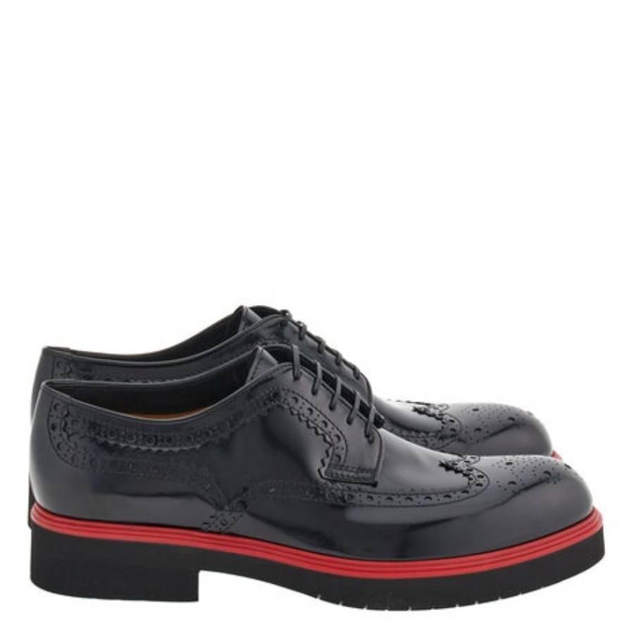 Ferragamo Perforated Detailing Derby Shoes by FERRAGAMO