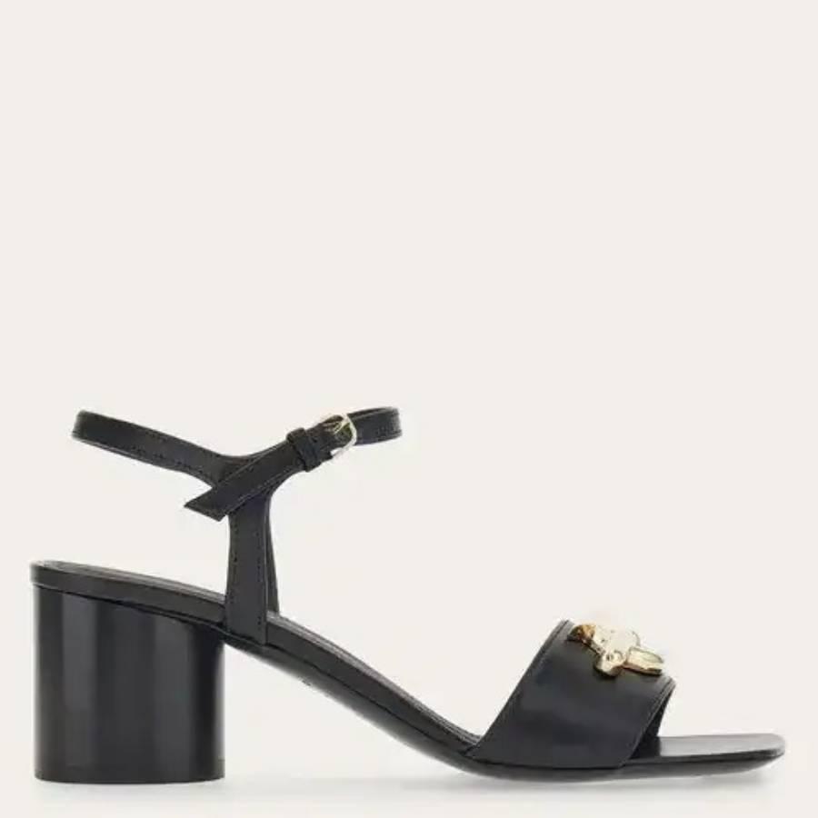 Ferragamo Priscilla Bejeweled Gancini Ornament Sandals by FERRAGAMO