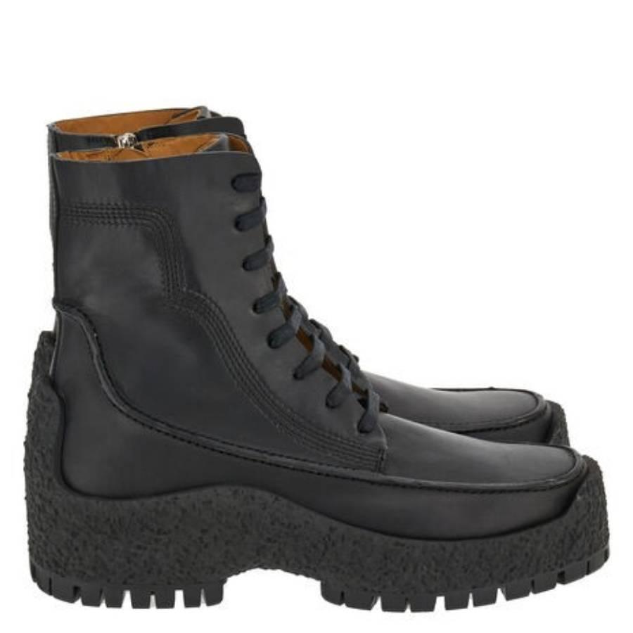 Ferragamo Rugged Platform Lace-Up Boots by FERRAGAMO