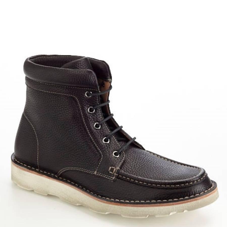 Ferragamo Seven 2 Leather Lace-Up Boots by FERRAGAMO