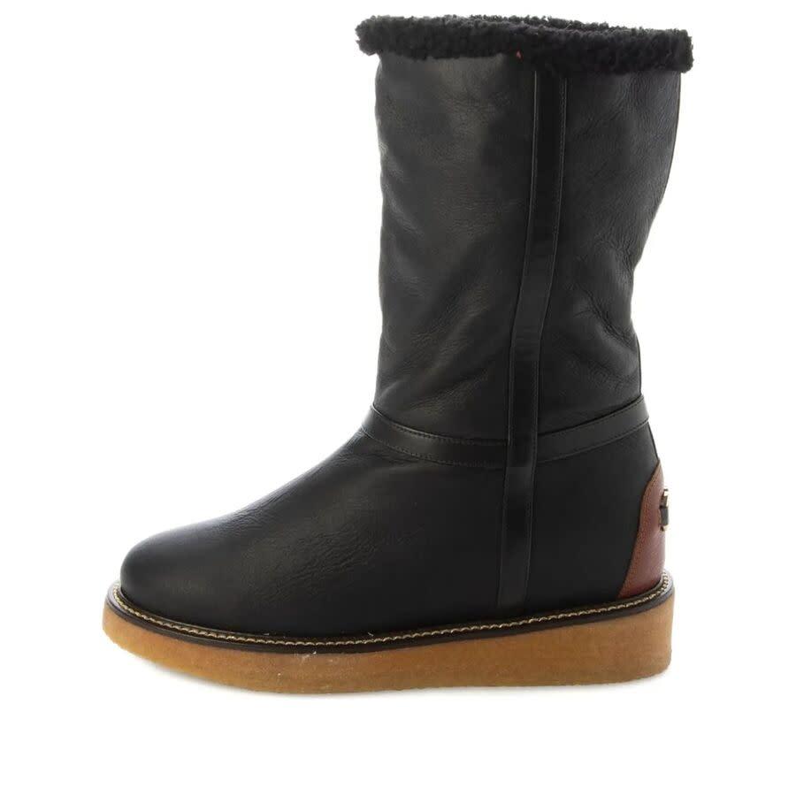 Ferragamo Shearling-Trim Boots by FERRAGAMO