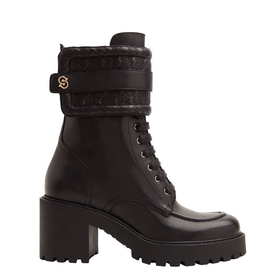 Ferragamo Shiraz High Top Leather Boots by FERRAGAMO