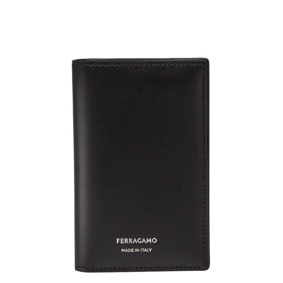 Ferragamo Signature Vertical Leather Card Case by FERRAGAMO
