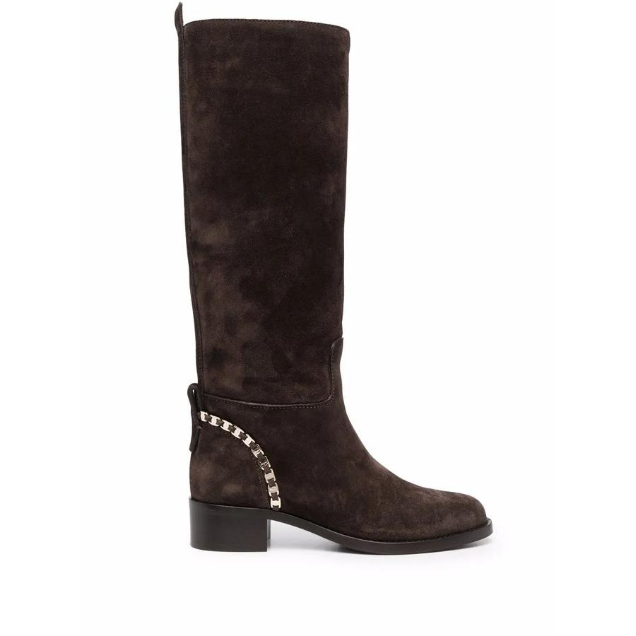 Ferragamo Tawnie Below-The-Knee Boots by FERRAGAMO