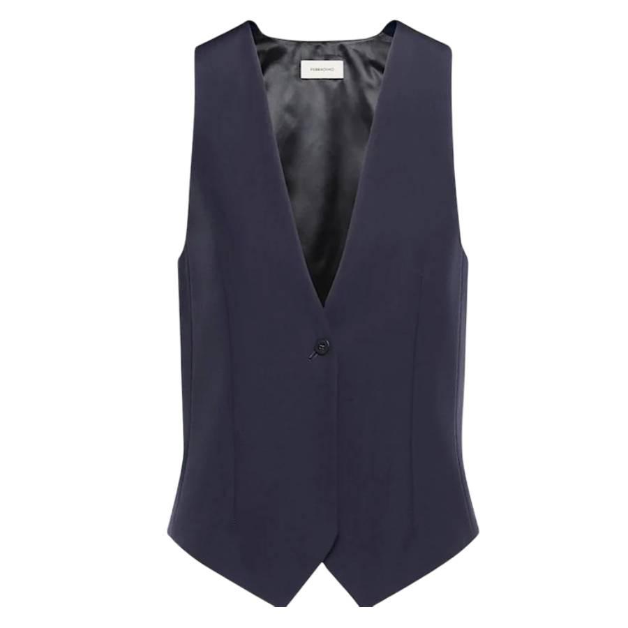 Ferragamo Virgin Wool Vest by FERRAGAMO