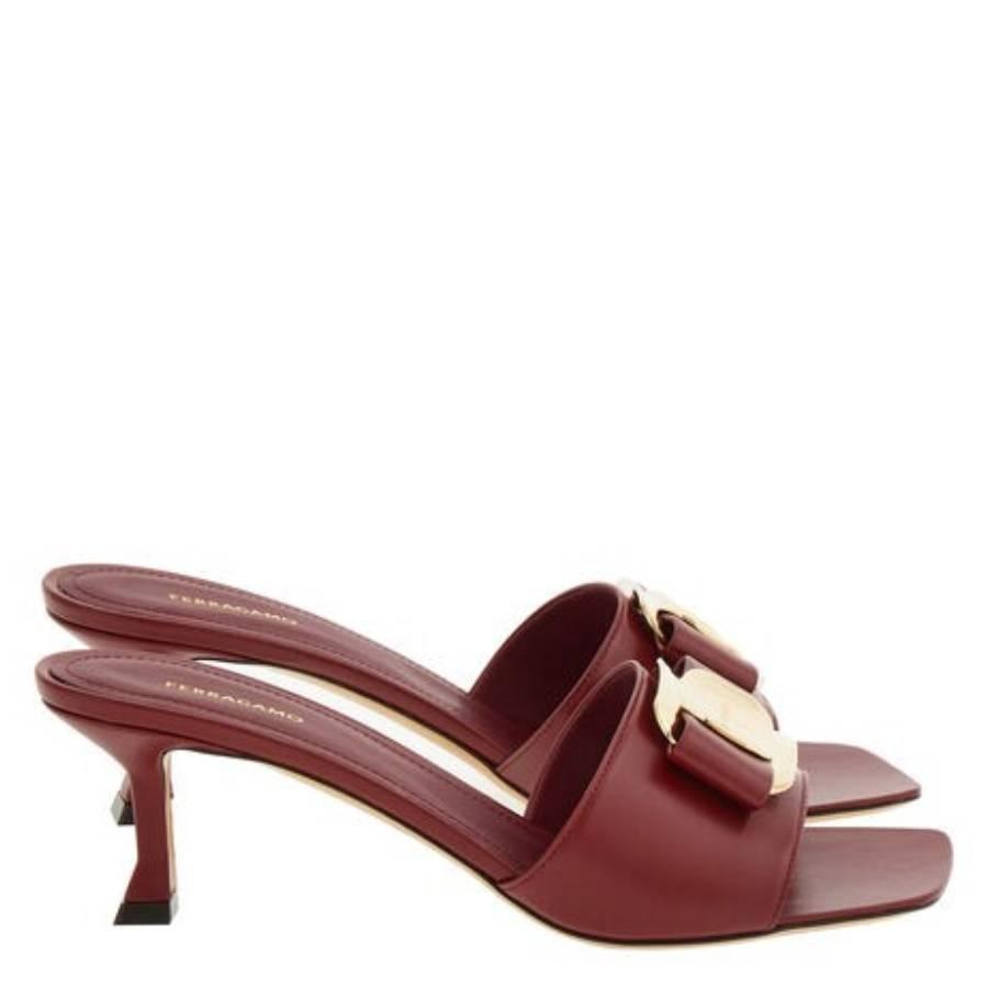 Ferragamo Zelie New Vara Plate Sandals by FERRAGAMO