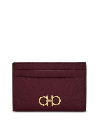 Gancini Leather Card Case by FERRAGAMO