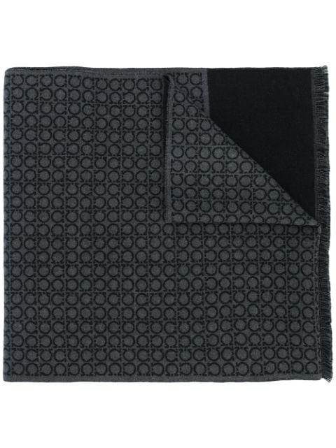 Gancini branded scarf by FERRAGAMO