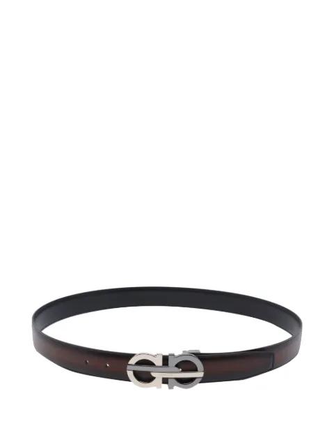 Gancini-buckle belt by FERRAGAMO