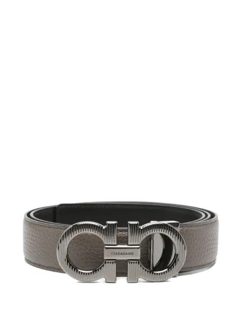 Gancini buckle leather belt by FERRAGAMO
